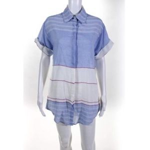 Red Carter cover up/tunic shirt- XS